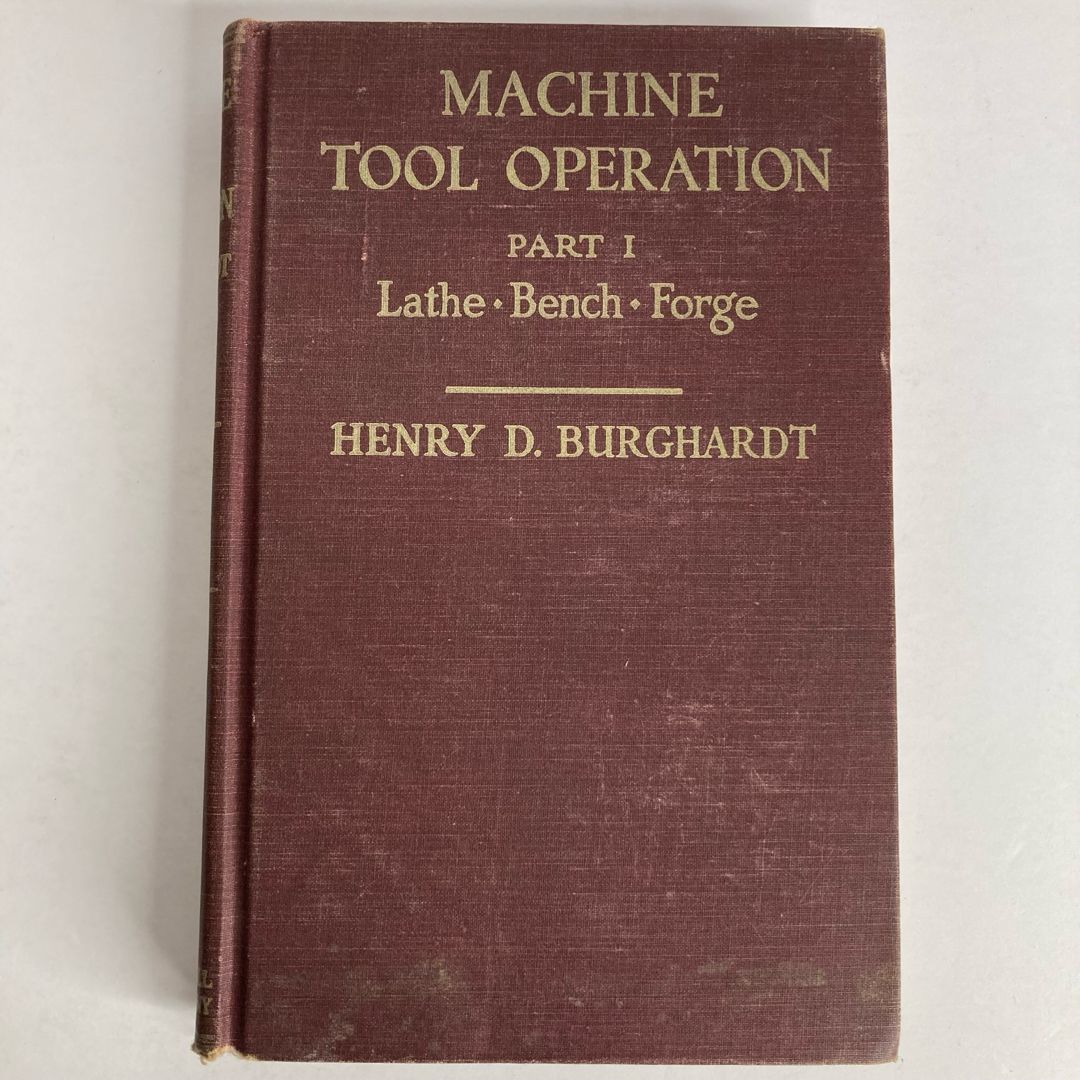 Machine Tool Operation Part I