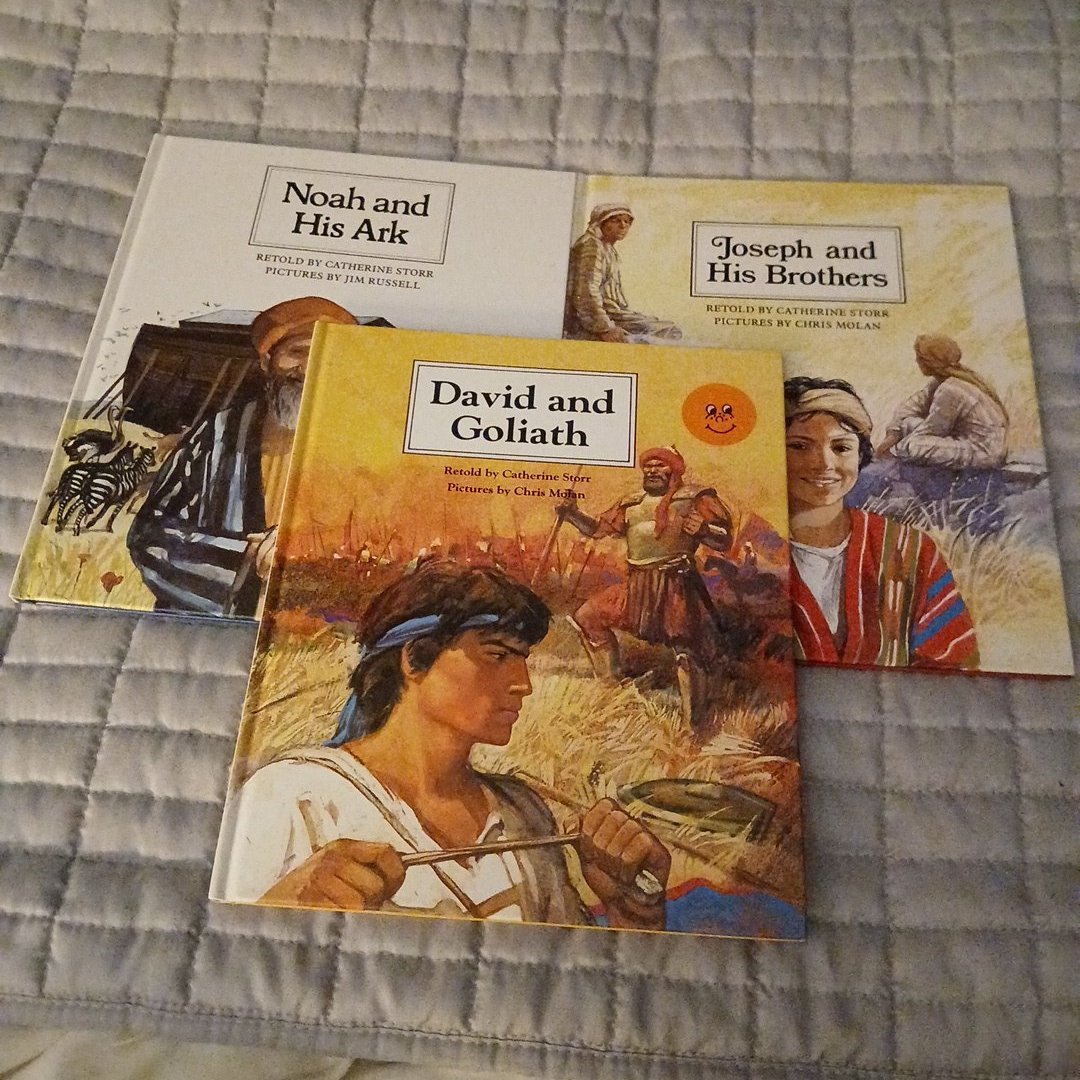 Noah, Joseph and David & Goliath Book Bundle