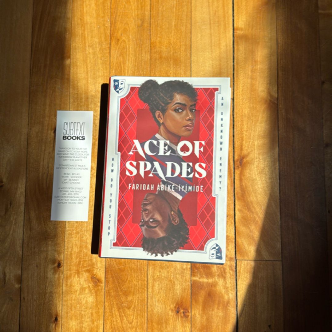 Ace of Spades lightly Annotated to Order