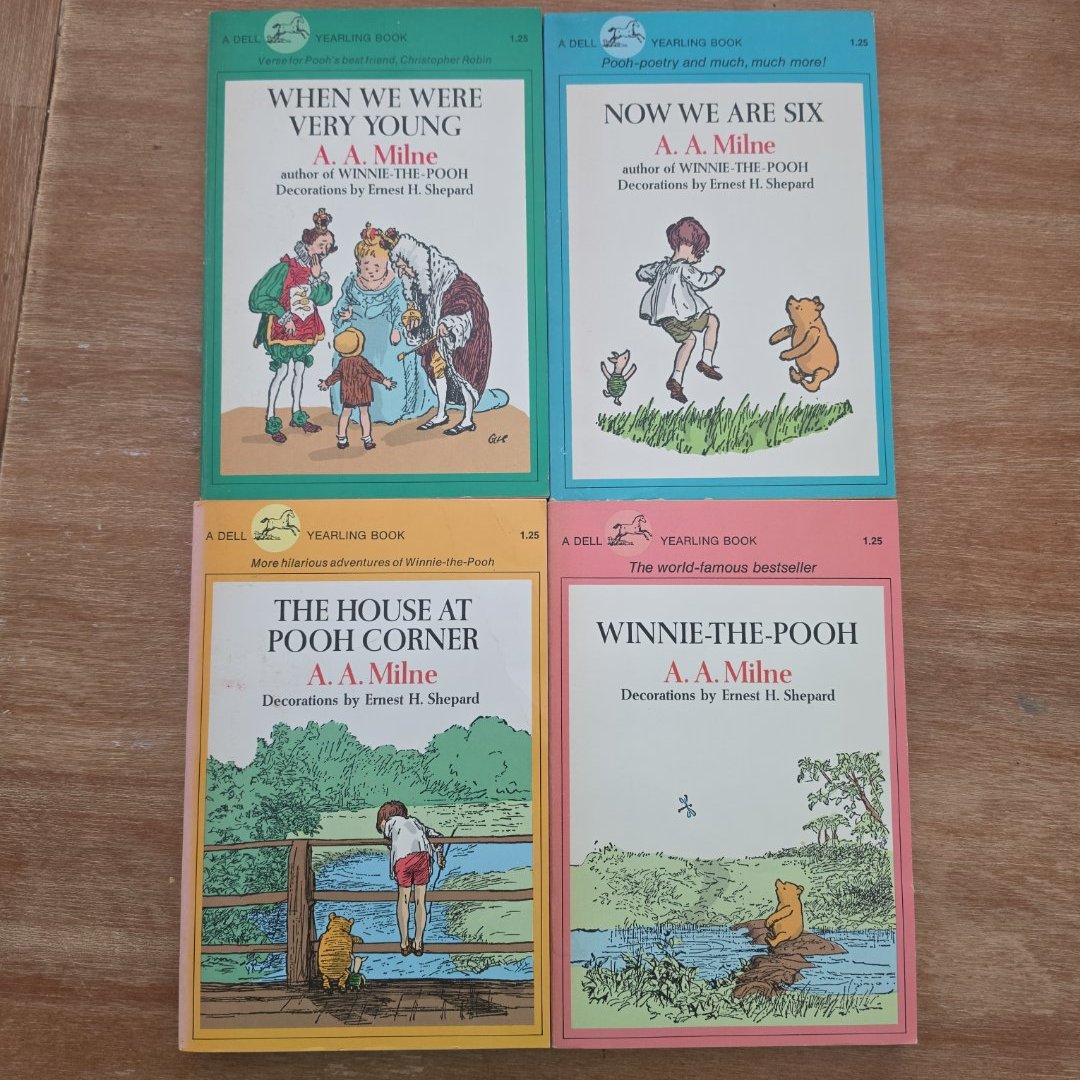 Bundle!! Winnie the Pooh 1980 printing