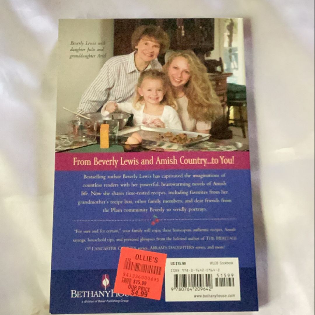 The Beverly Lewis Amish Heritage Cookbook
