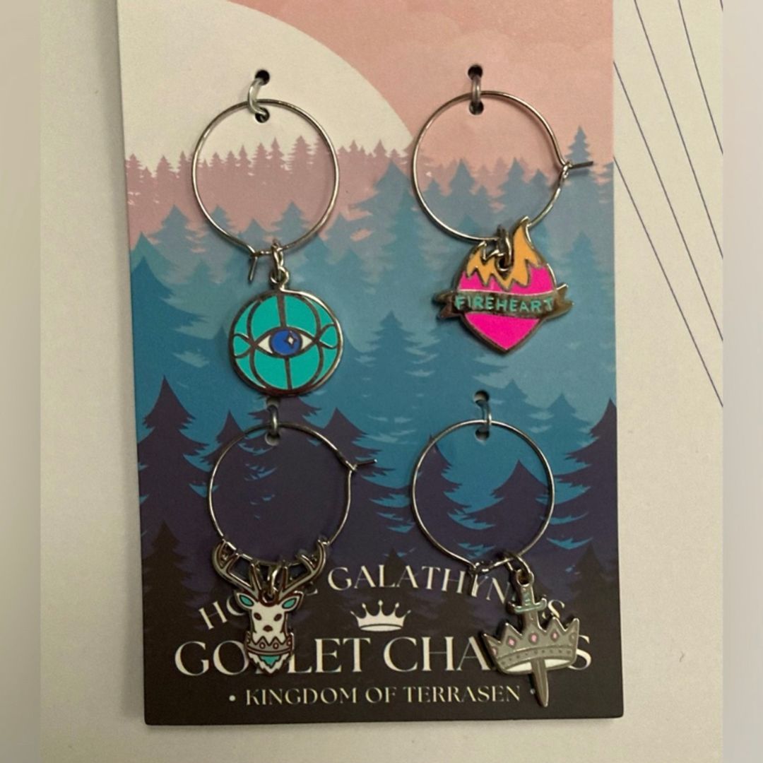 Throne of Glass drink charms OwlCrate