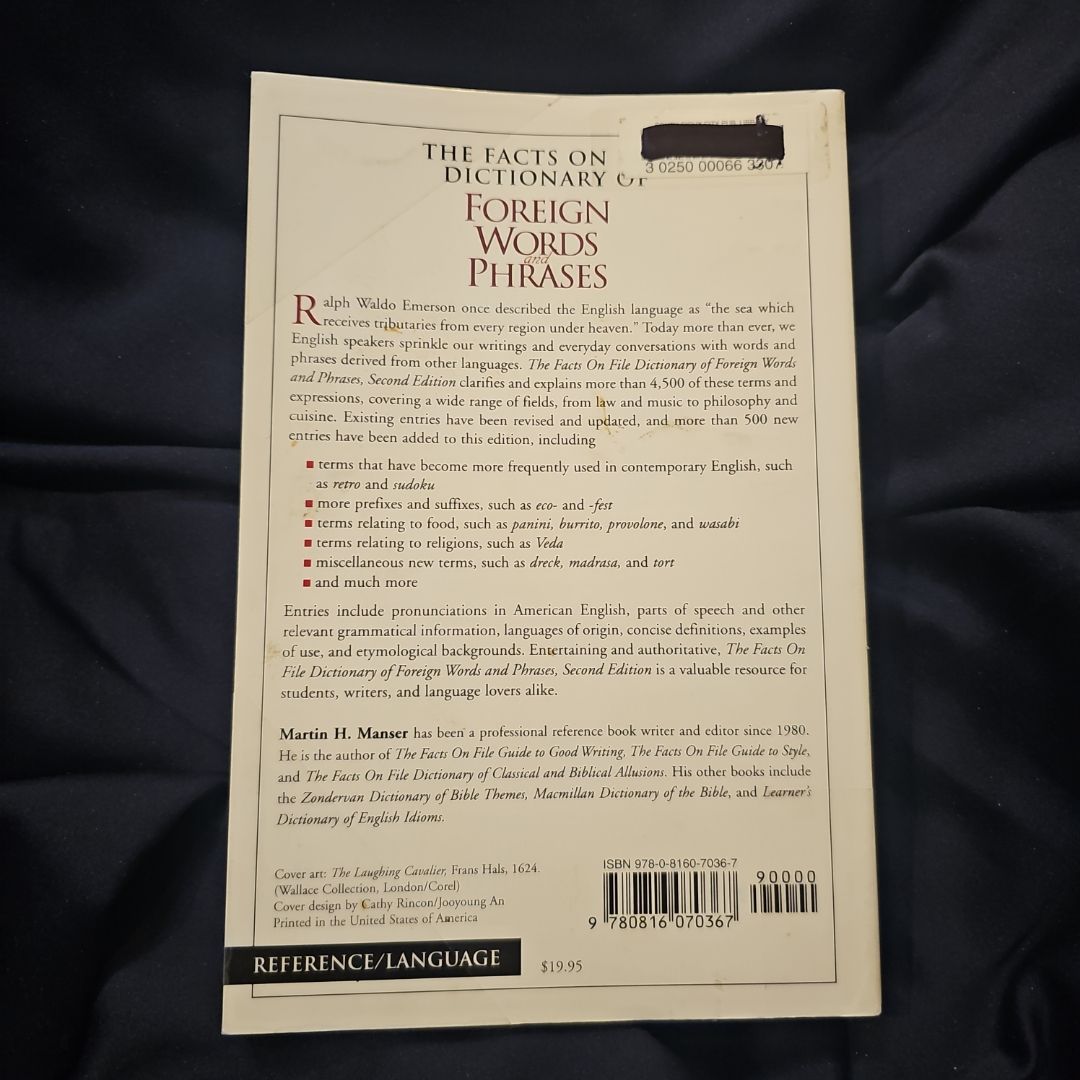 The Facts on File Dictionary of Foreign Words and Phrases