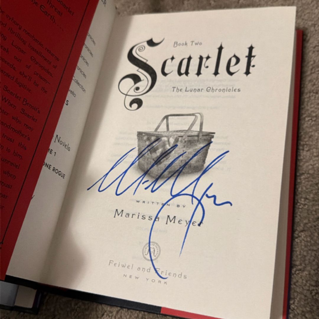 Lunar Chronicles hand signed 