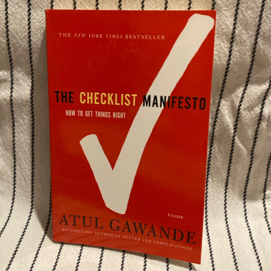 The Checklist Manifesto