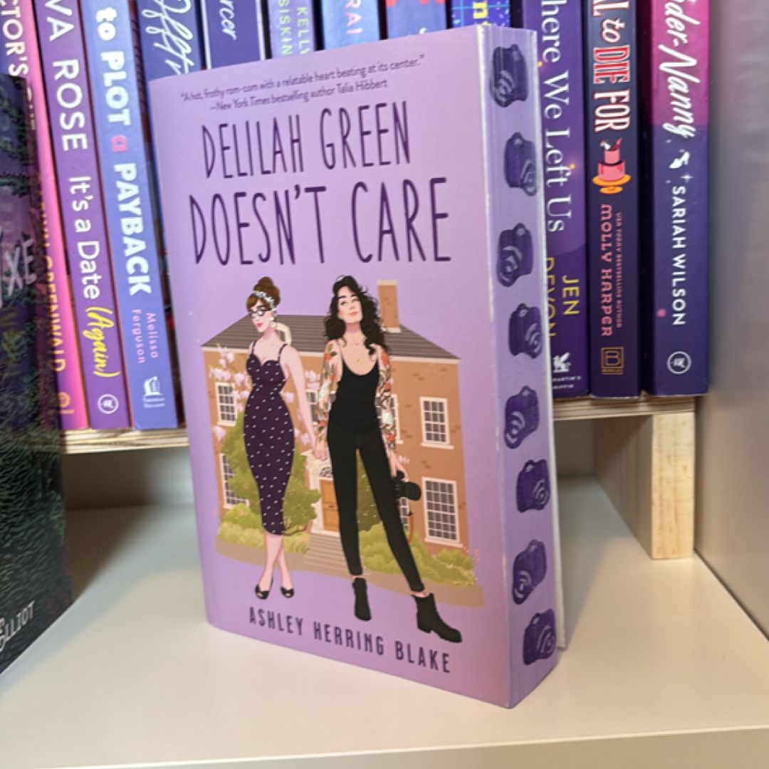 Delilah Green Doesn't Care (hand painted edges)
