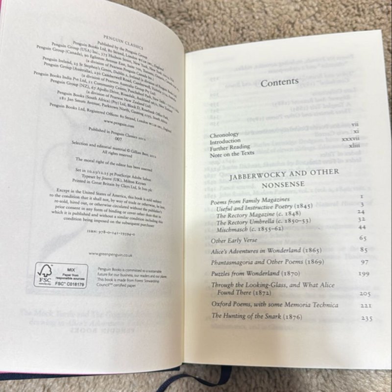 Jabberwocky and Other Nonsense