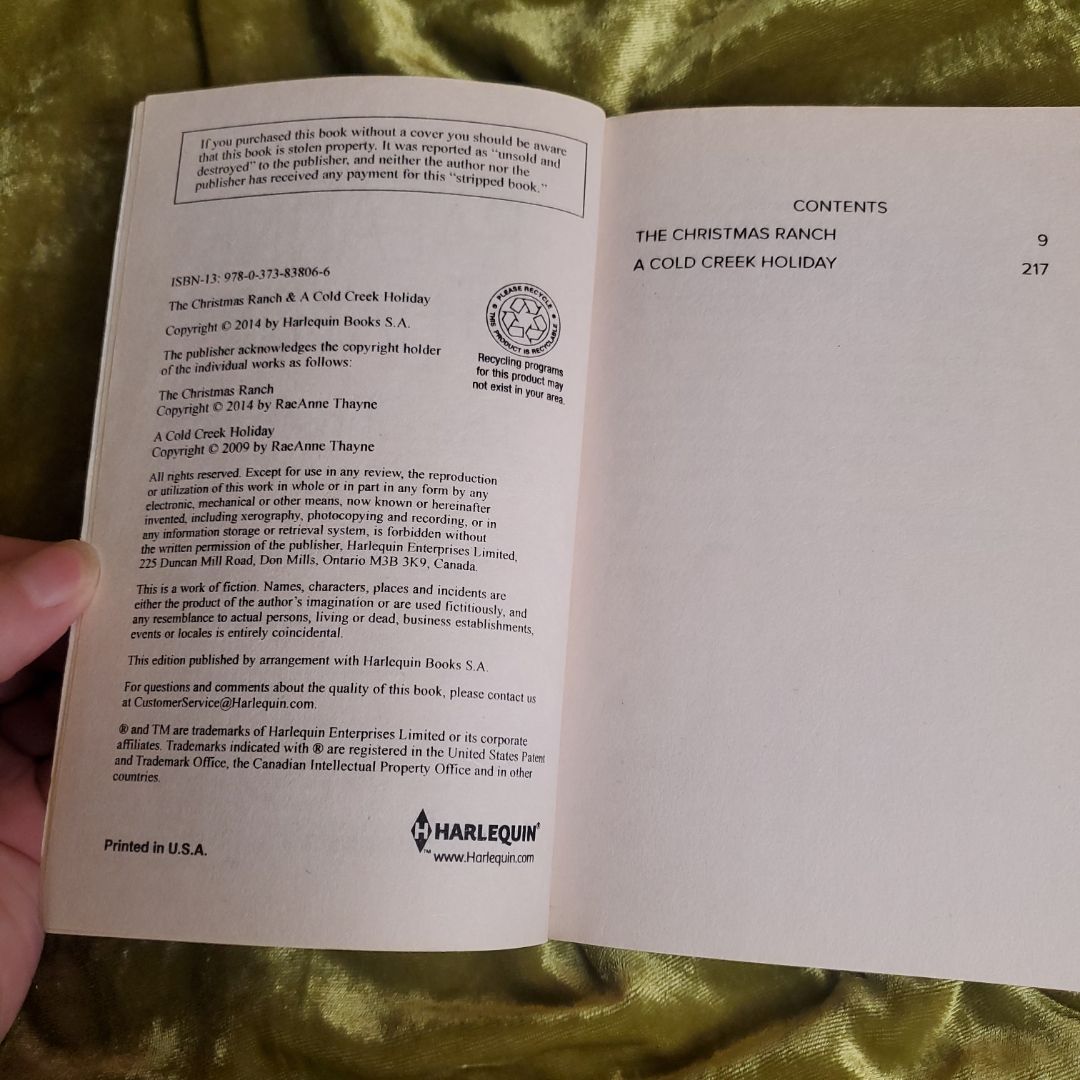 The Christmas Ranch and a Cold Creek Holiday