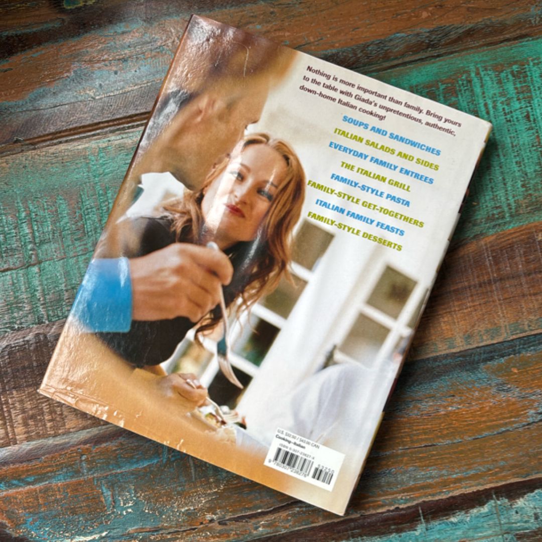 4 BOOKS: Happy Cooking; Giada’s Feel Good Food; Giada’s Kitchen; Giada’s Family Dinners