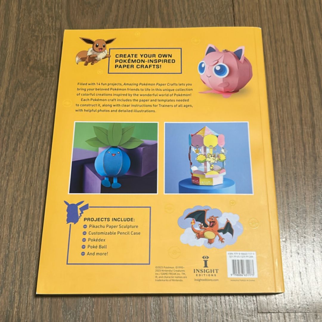 Amazing Pokémon Paper Crafts