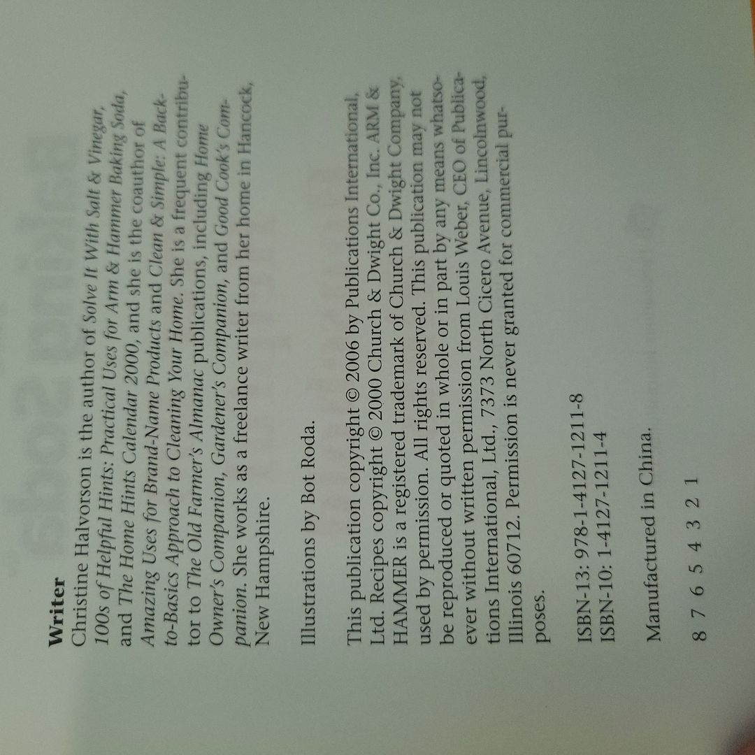 Over 100 Hints Baking Soda