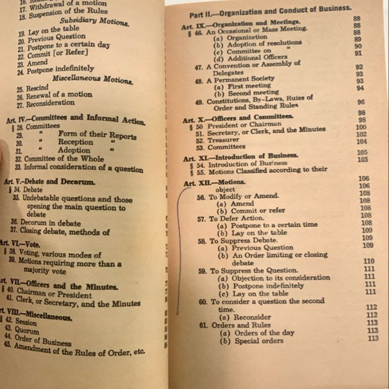 Robert’s Rules of Order