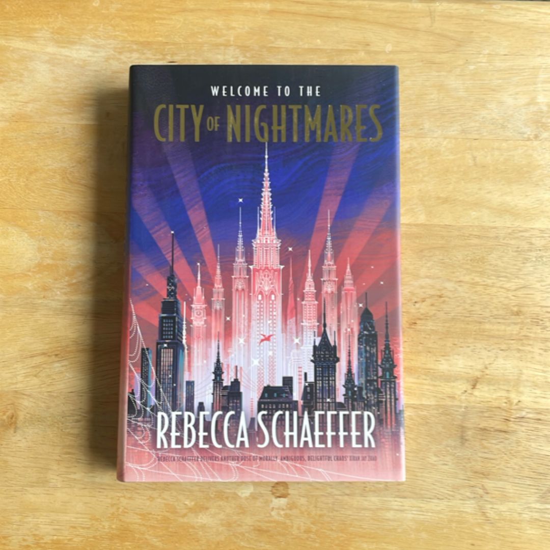City of Nightmares by Rebecca Schaeffer Signed Fairyloot Edition