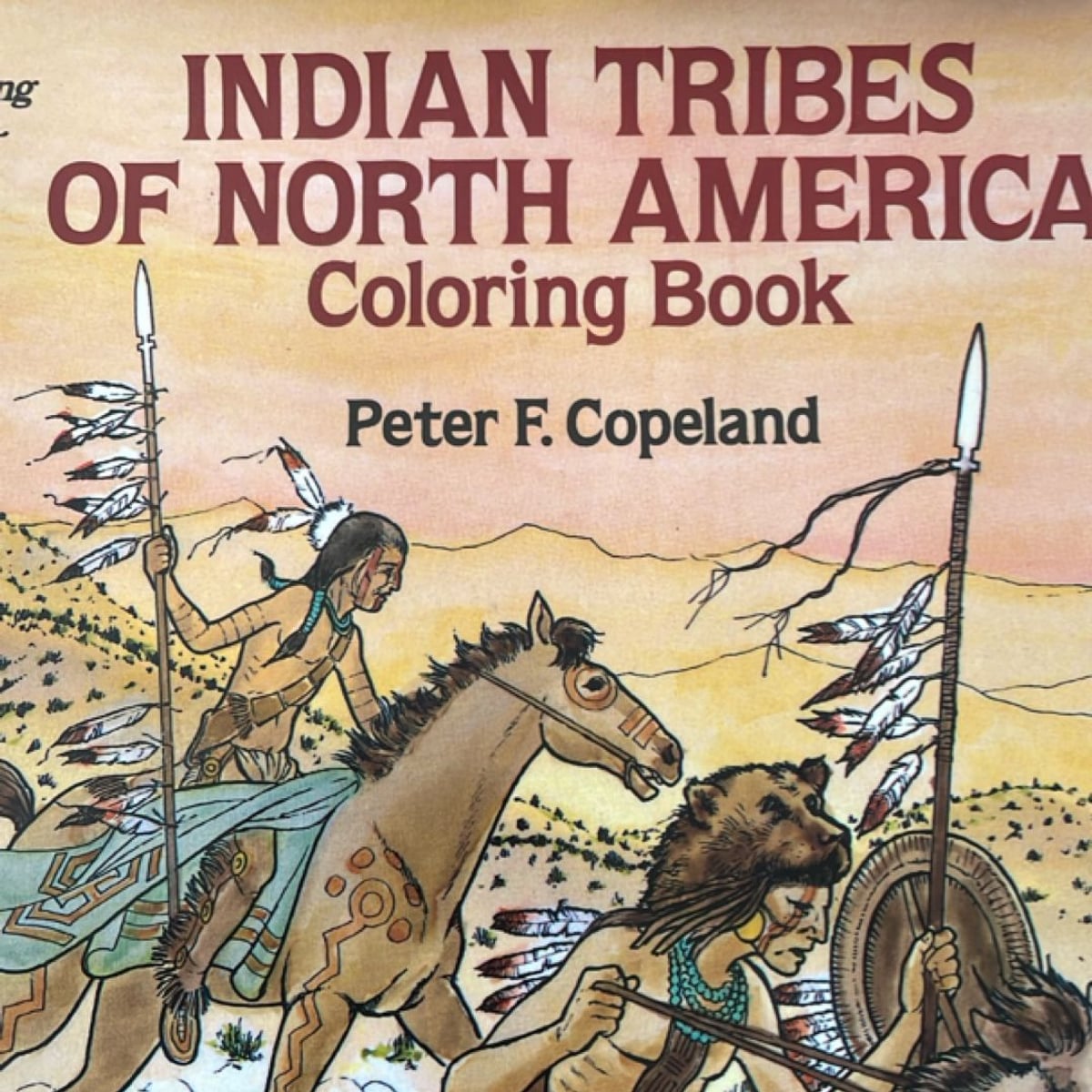 Indian Tribes of North America Coloring Book by Peter F. Copeland