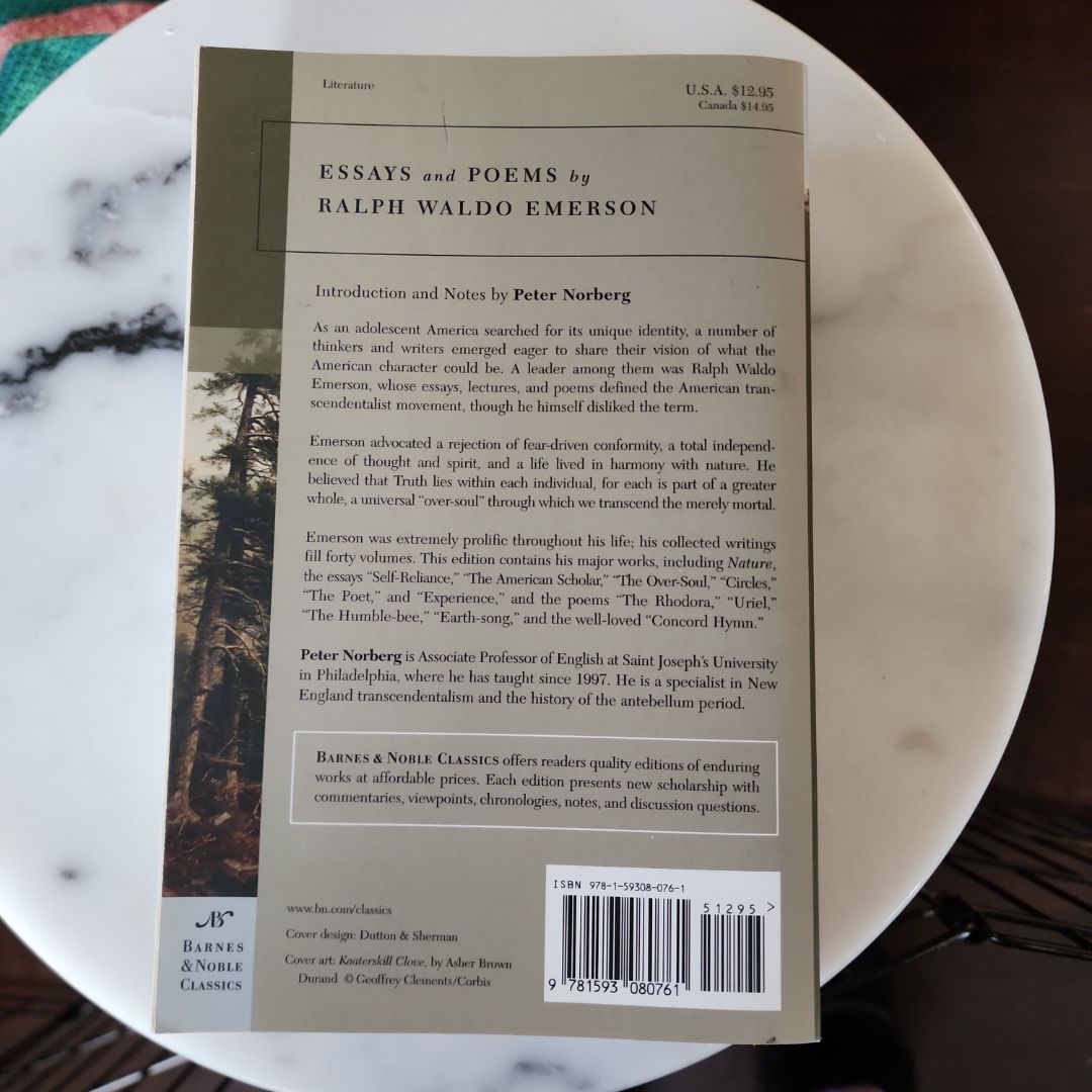 Essays and Poems by Ralph Waldo Emerson