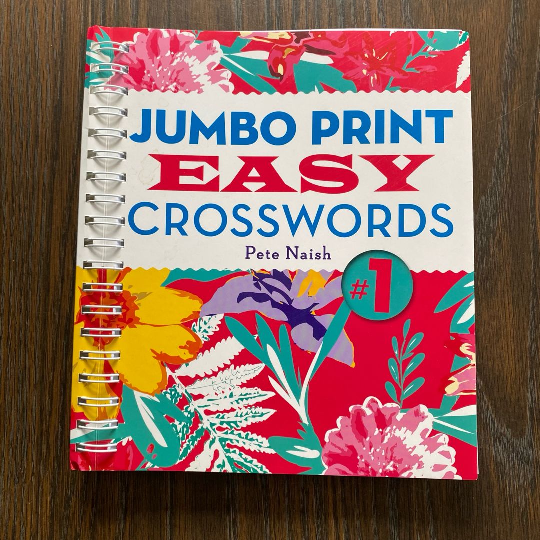 Jumbo Print Easy Crosswords #1