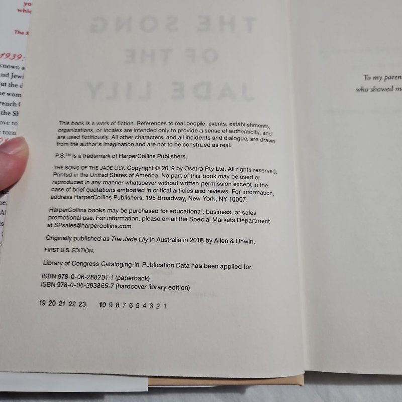 The Song of the Jade Lily