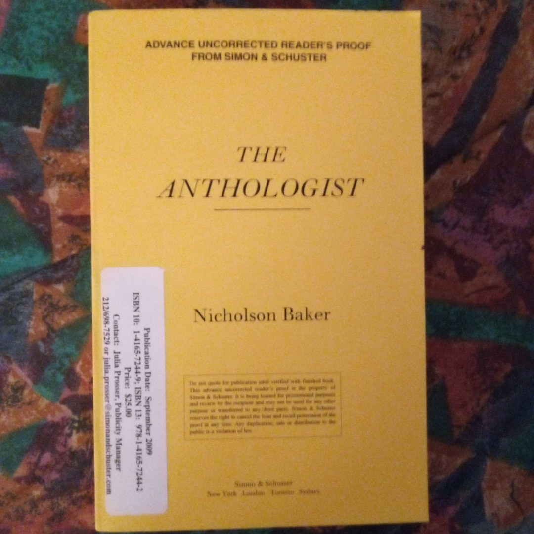 The Anthologist