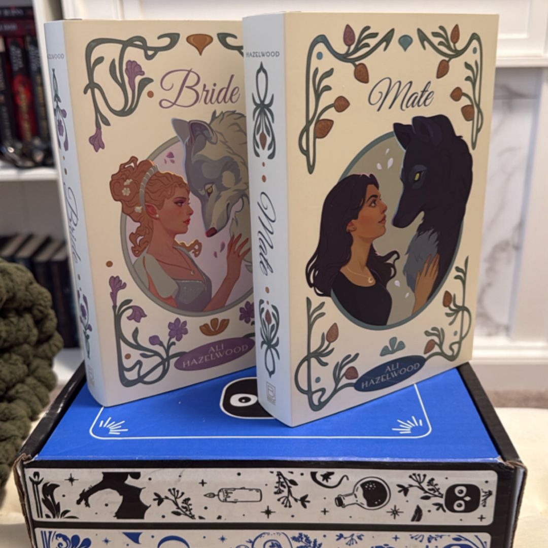 Bride and Mate OwlCrate exclusive edition set 