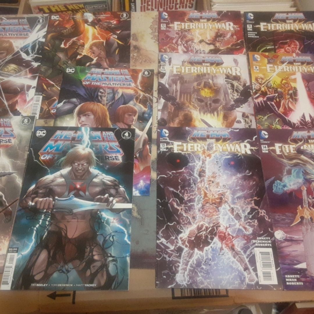 He-Man and the Masters of the Universe DC Comics lot


Multiverse DC COMICS 1,3,4,5,6 2020 Skeletor. Very good condition. By Tim Seeley.



~ He-Man Eternity War 9,11-15 DC comic books Dan Abnett