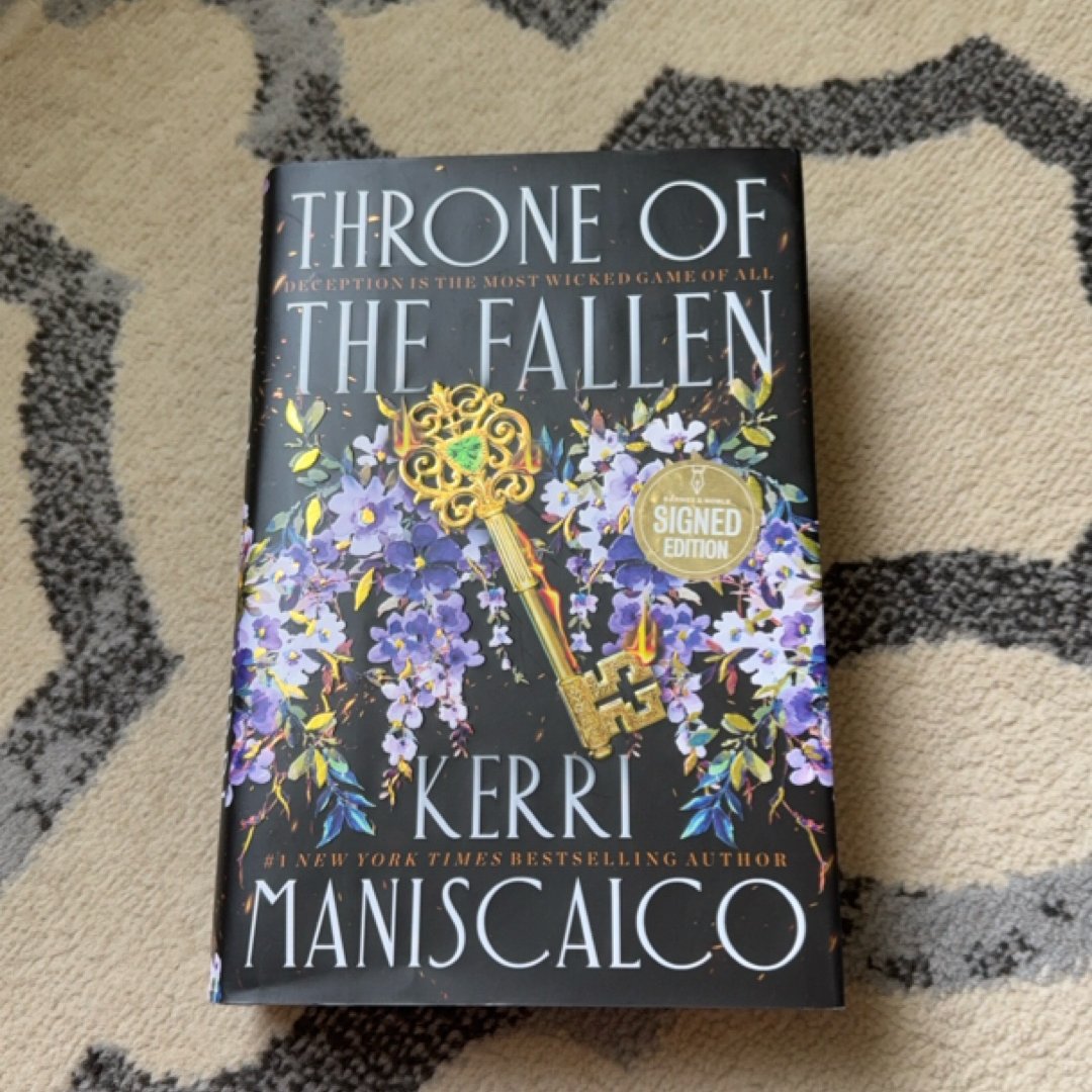 Throne Of Ther Fallem (signed By Kerri Maniscalco!)
