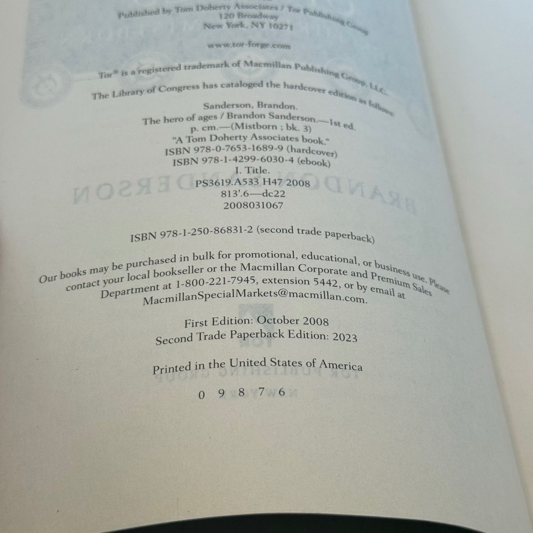 The Hero of Ages (2023 TPB)