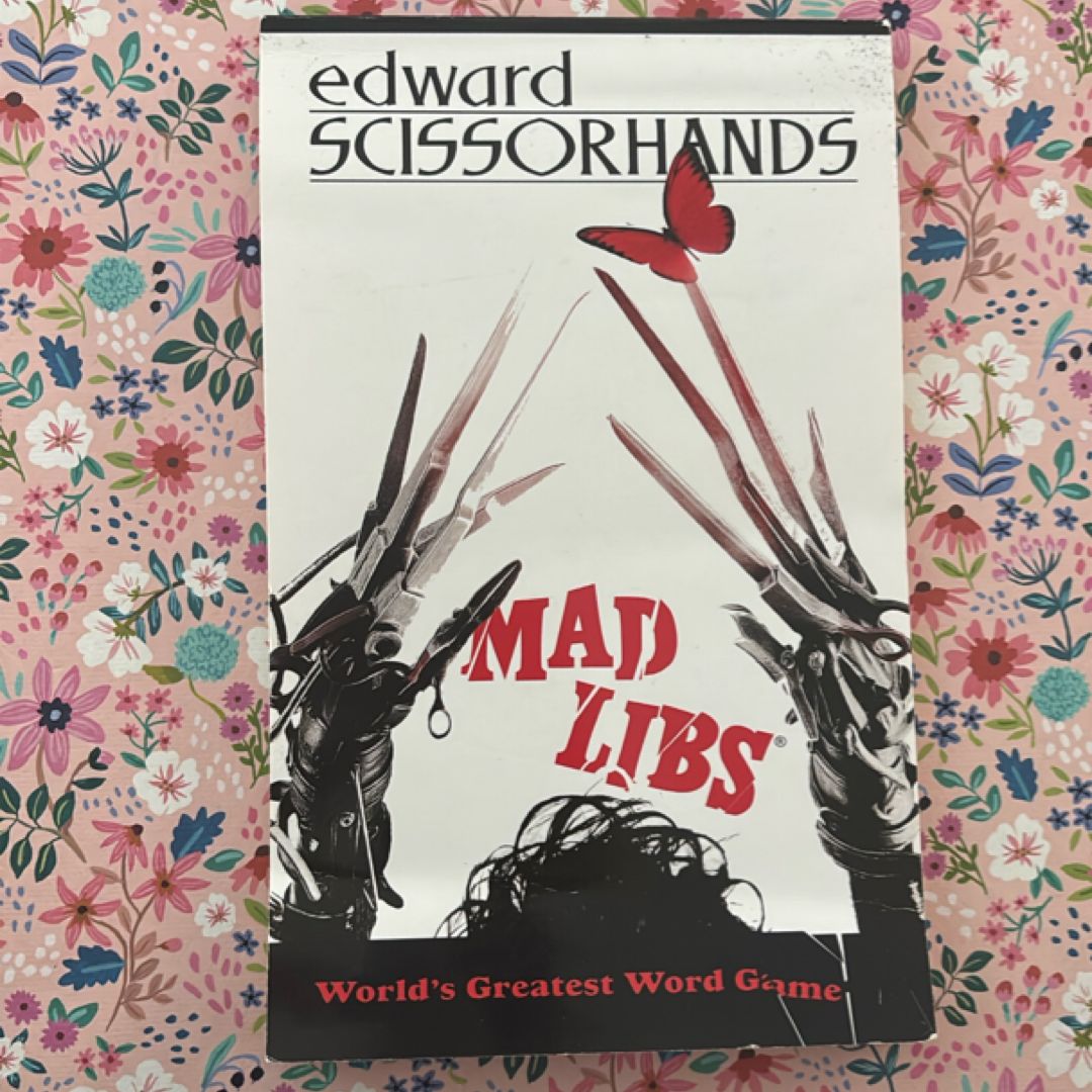 Edward Scissorhands Mad Libs