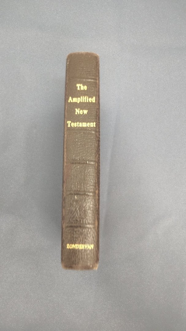 Vintage Amplified New Testament Zondervan Lockman Foundation Gilt Edge Bible