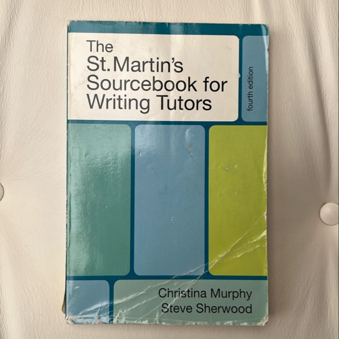 The St. Martin's Sourcebook for Writing Tutors