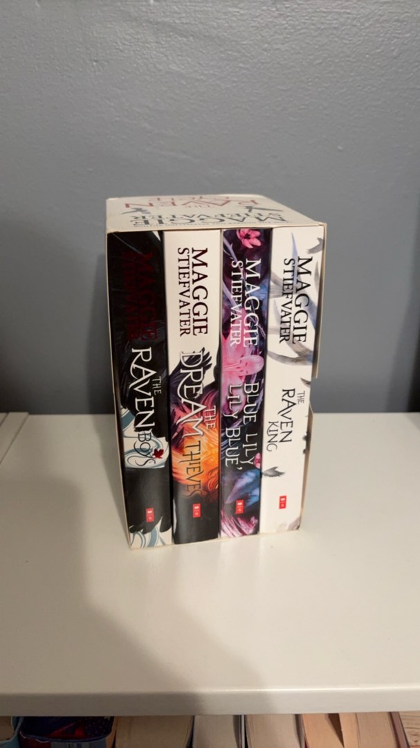 The Raven Cycle Series 4 Books Collection Box Set by Maggie Stiefvater (The Raven King, Blue Lily Lily Blue, The Dream Thieves, The Raven Boys)