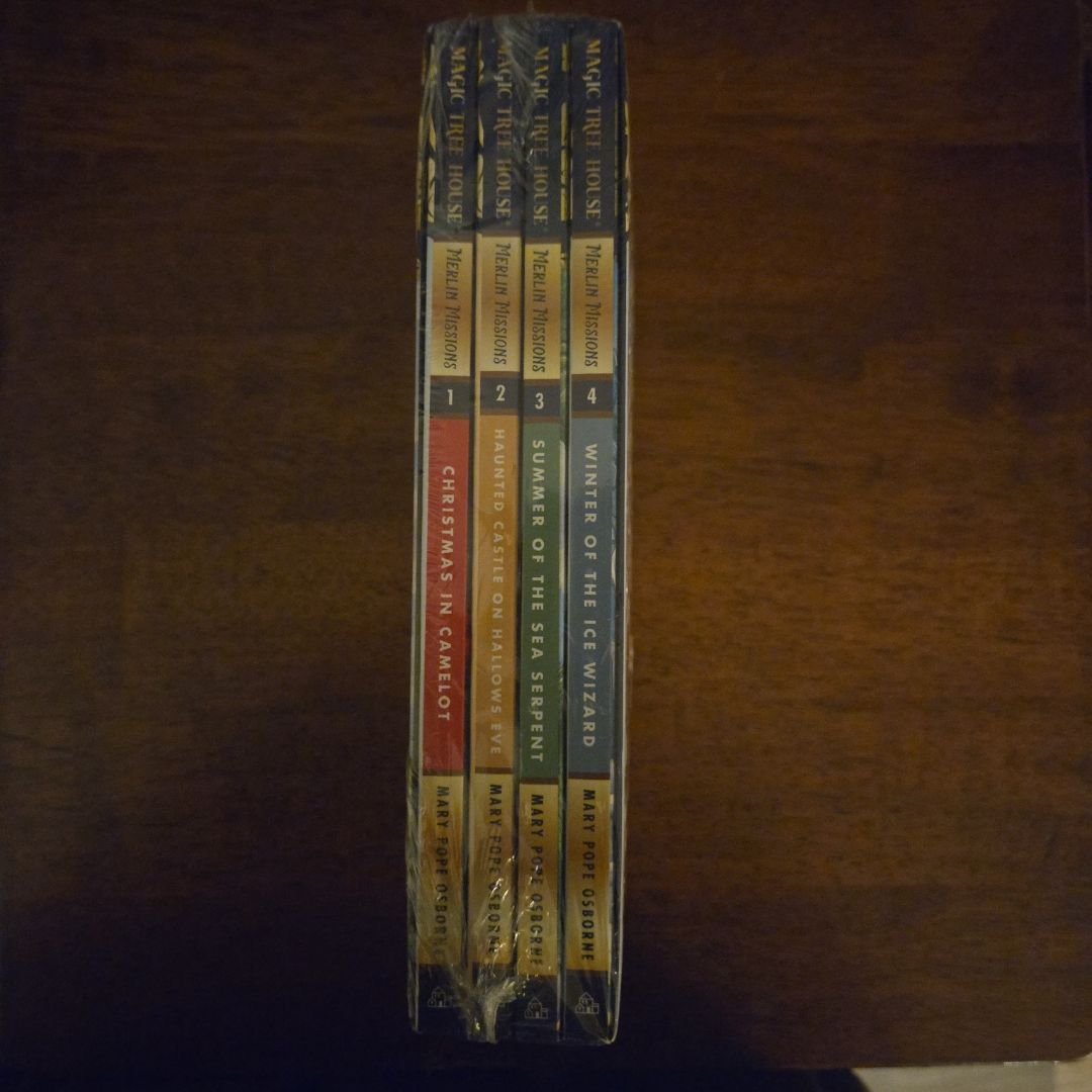 Magic Tree House Merlin Missions Books 1-4 Boxed Set by Mary Pope Osborne