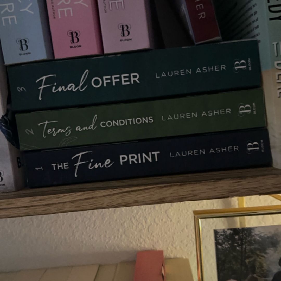 Dreamland Billionaires Series 3 Books Collection Set By Lauren Asher(The Fine Print, Terms and Conditions, Final Offer)
