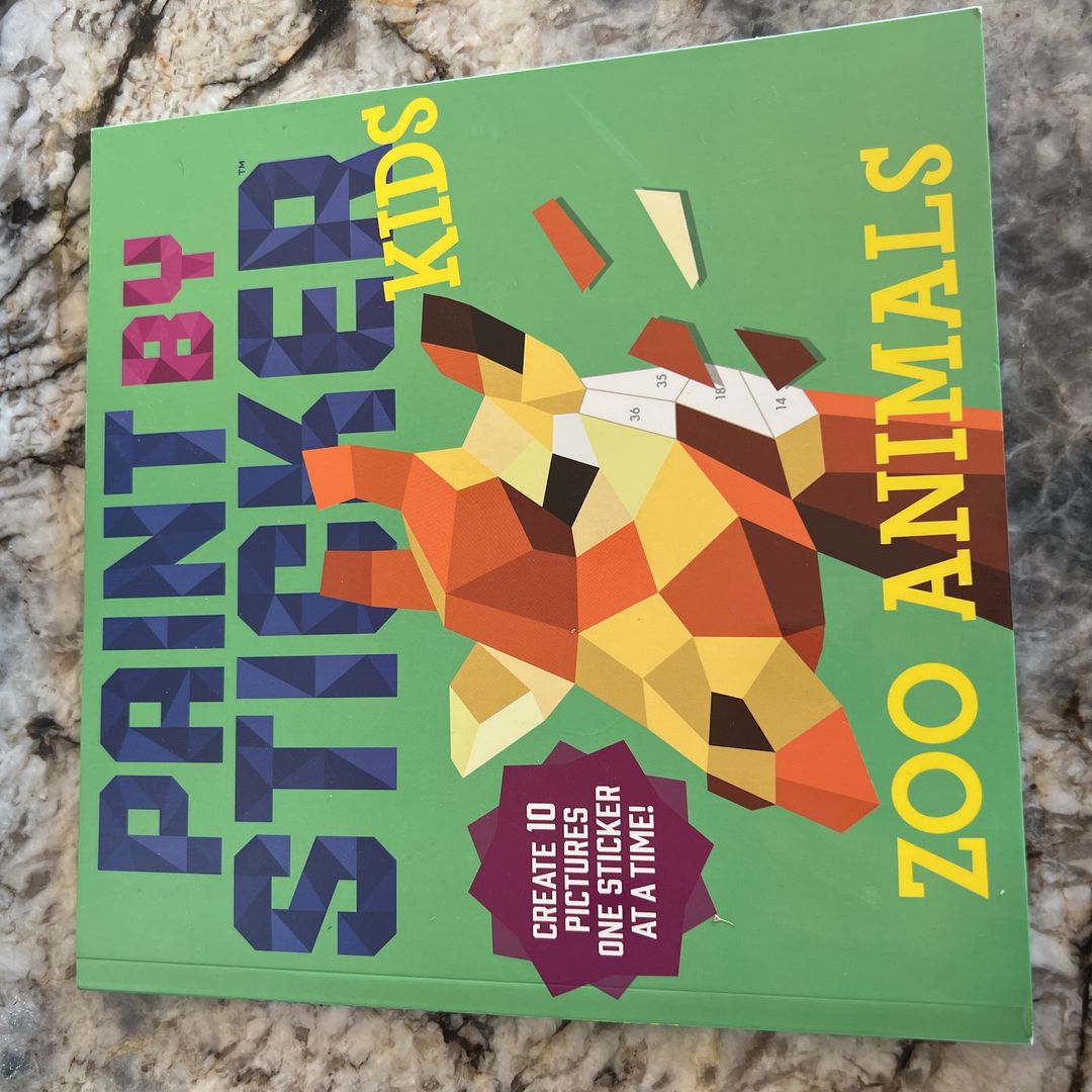 Paint by Sticker Kids: Zoo Animals