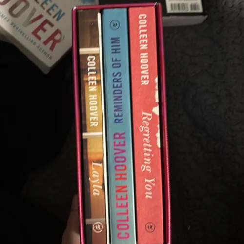 Colleen Hoover 3-Book Boxed Set: Reminders of Him, Layla, Regretting You