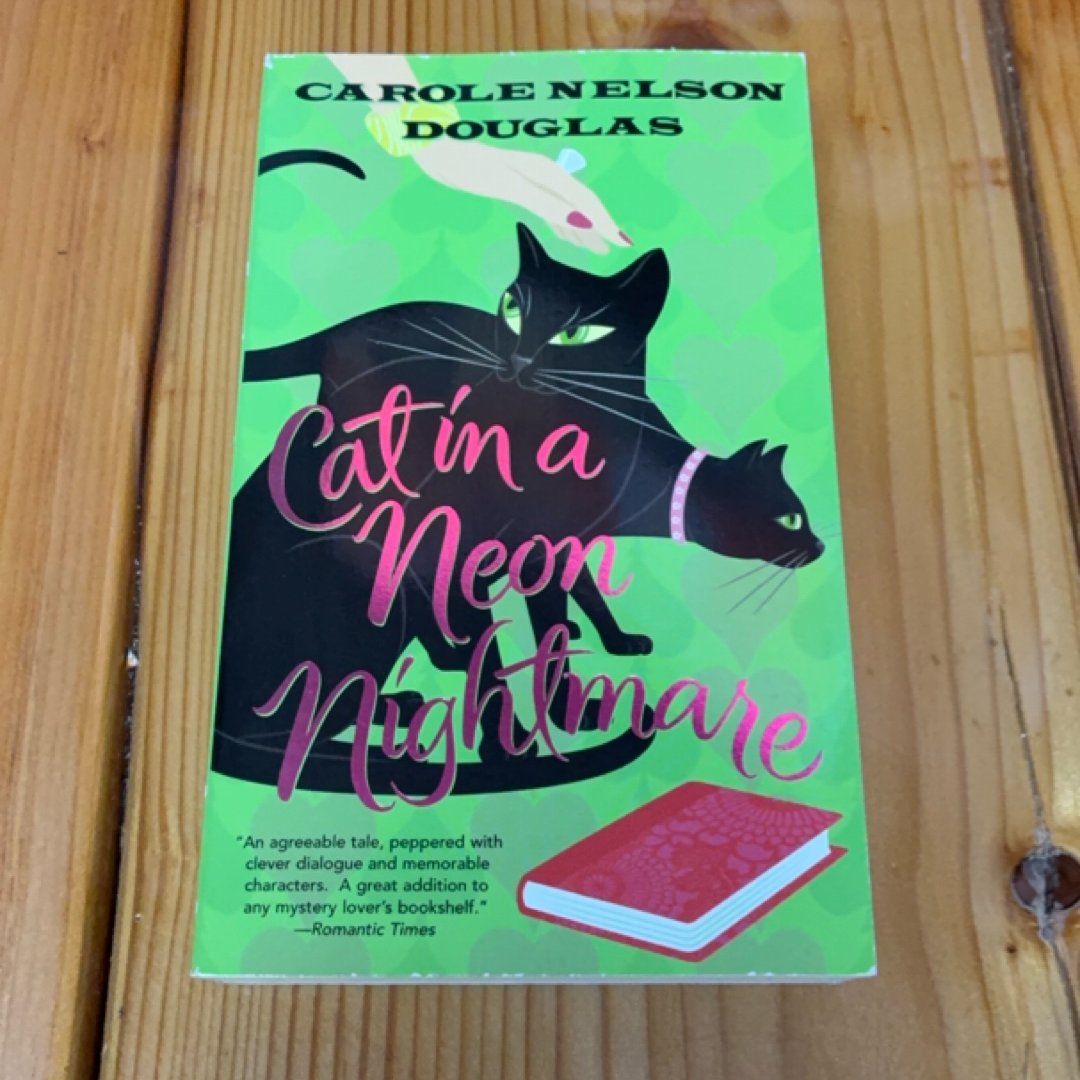 Cat in a Neon Nightmare