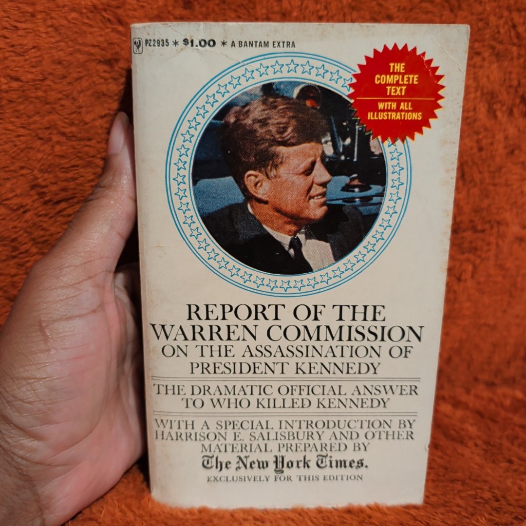 Report Of The Warren Commission On The Assassination Of President Kennedy 