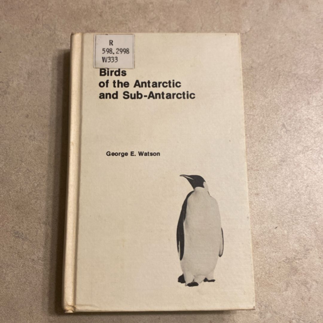 Birds of the Antarctic and Sub-Antarctic