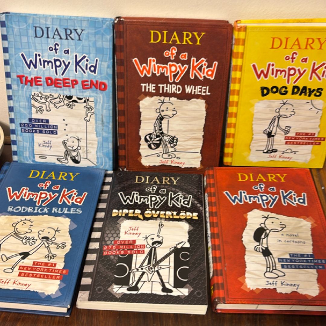 Diary of a Wimpy Kid 6 book bundle