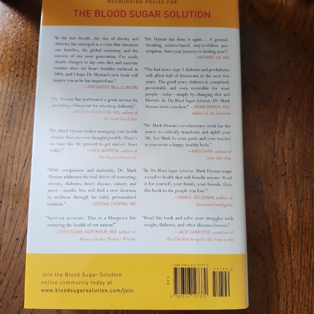 The Blood Sugar Solution