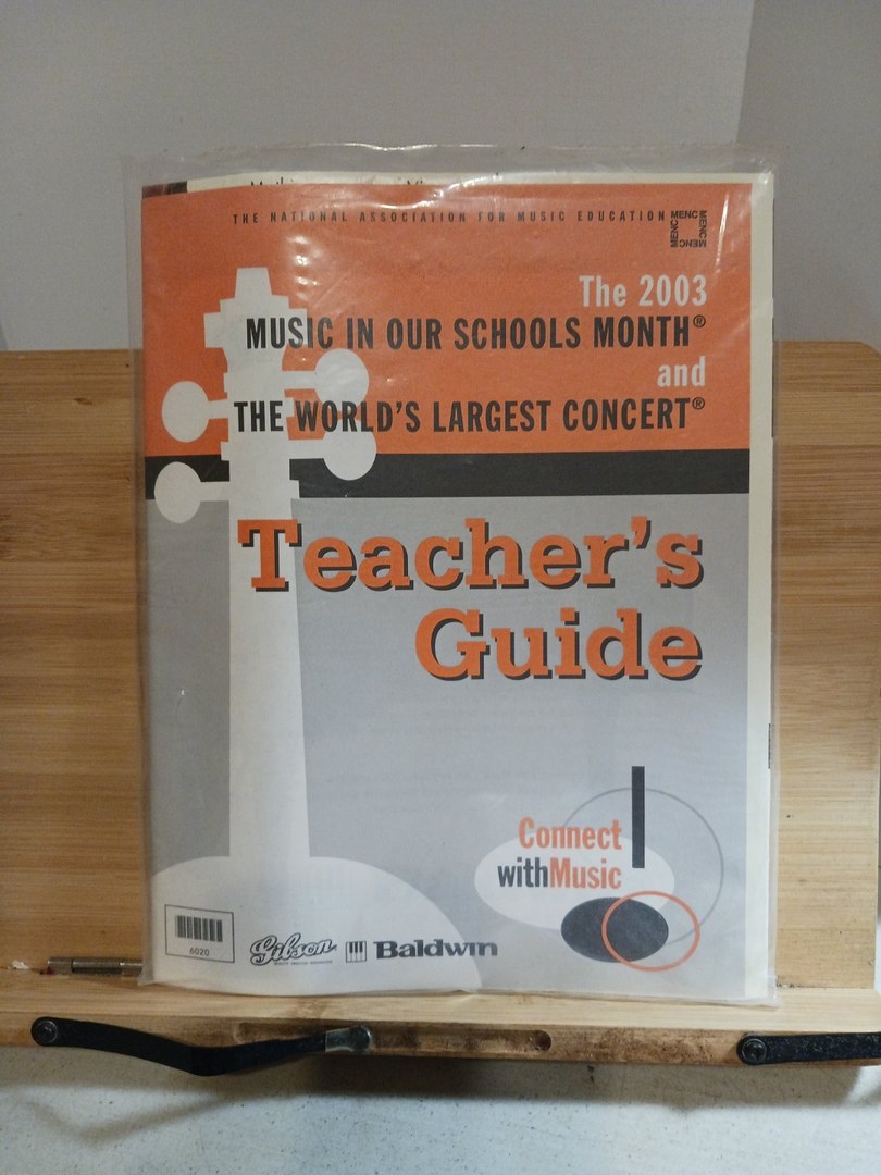 Music in our schools month and the world's largest concert teachers guide. P216