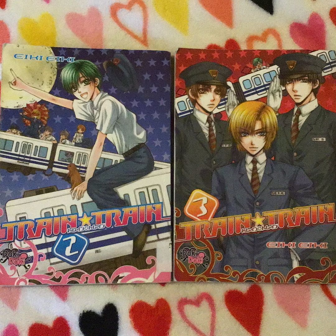 Train*Train Yaoi Manga- Volume 2-3 Rare out of print