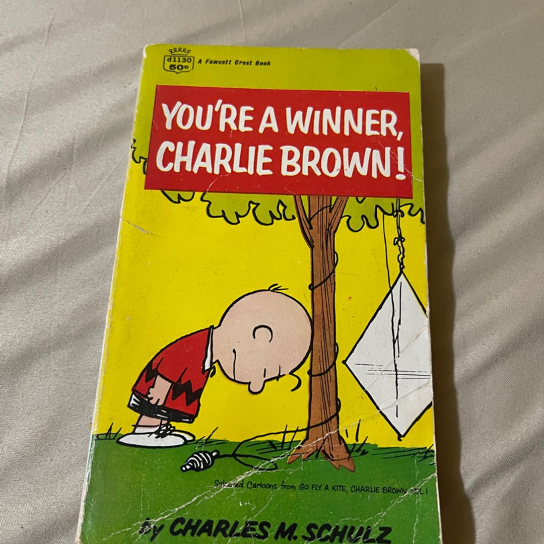 1967 ~ YOU'RE A WINNER, CHARLIE BROWN!  Comic Strip Paperback Book - Nice!