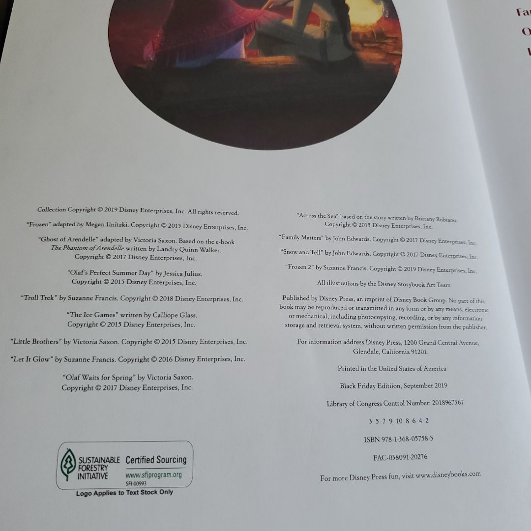 Disney Frozen 5-Minute Stories