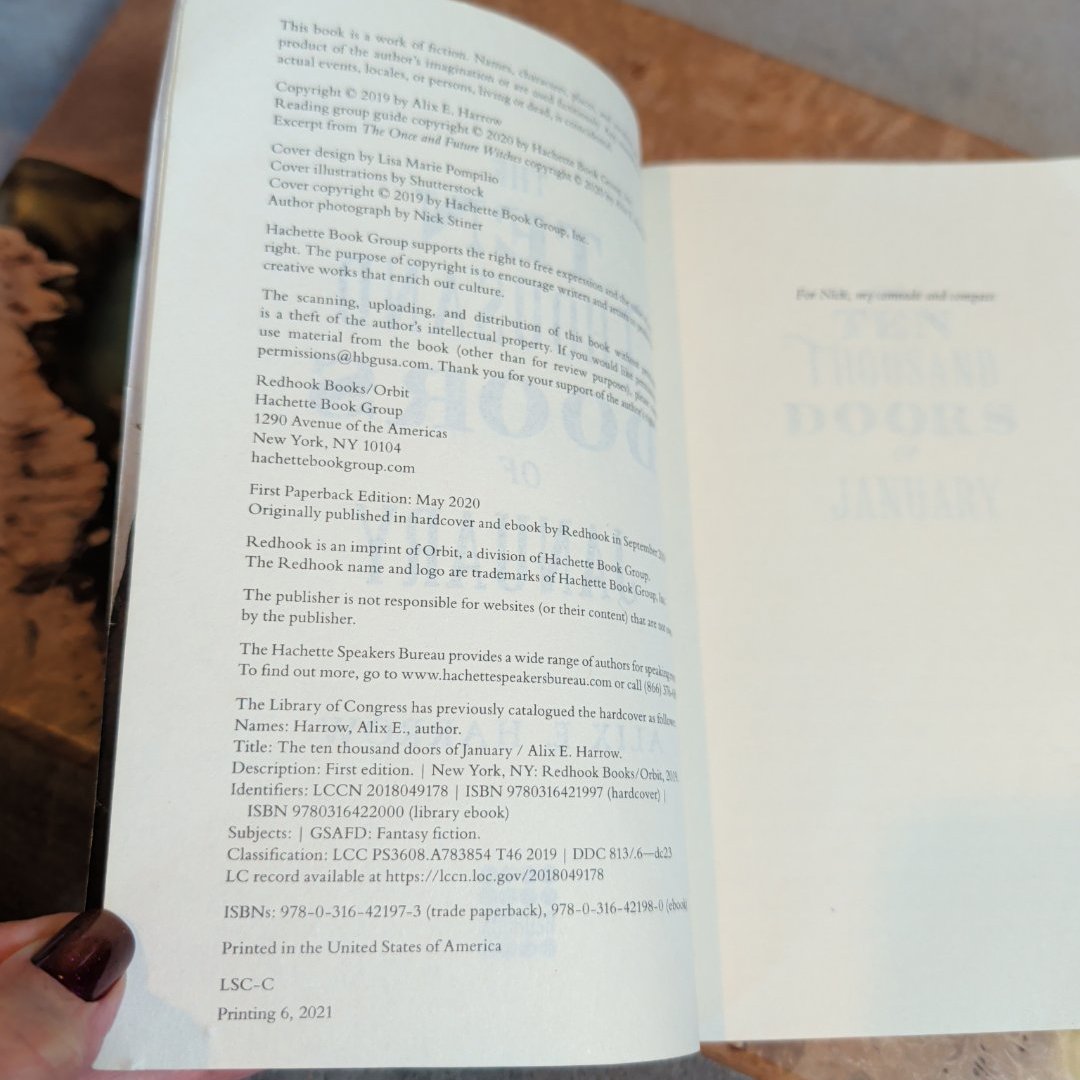 The Ten Thousand Doors of January