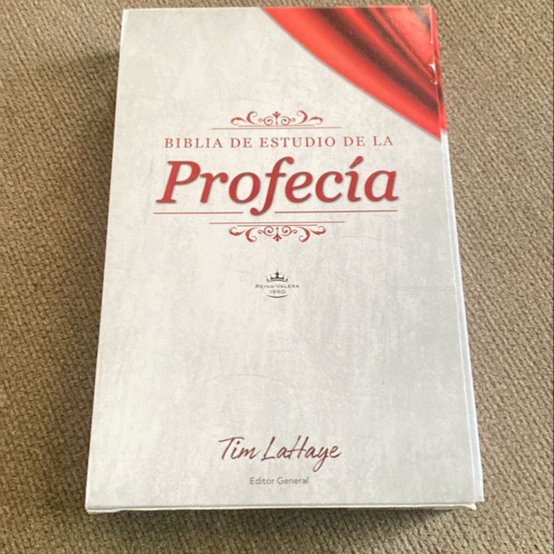 Biblia de Estudio de la Profecia - Tapa Dura Con índice