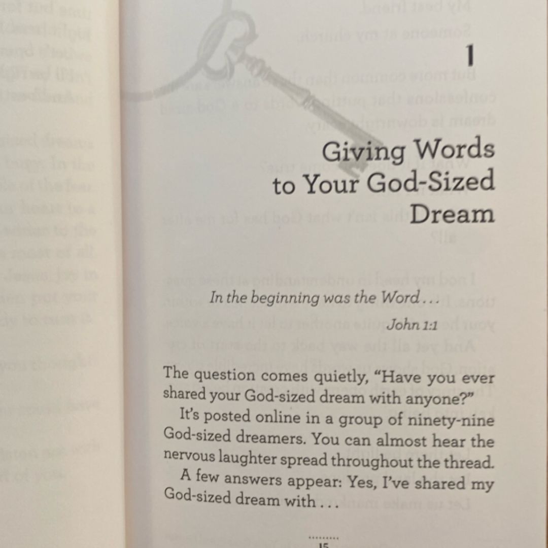 Opening the Door to Your God-Sized Dream