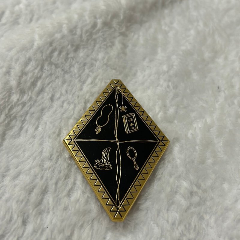 Wirches Steeped in Gold Enamel pin