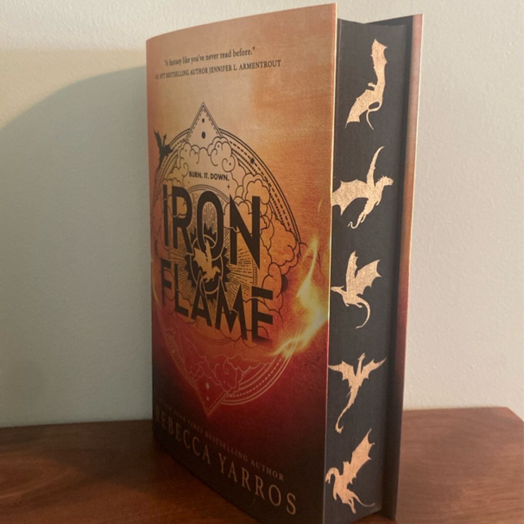 Iron Flame 🔥 First Edition - custom sprayed dragons 