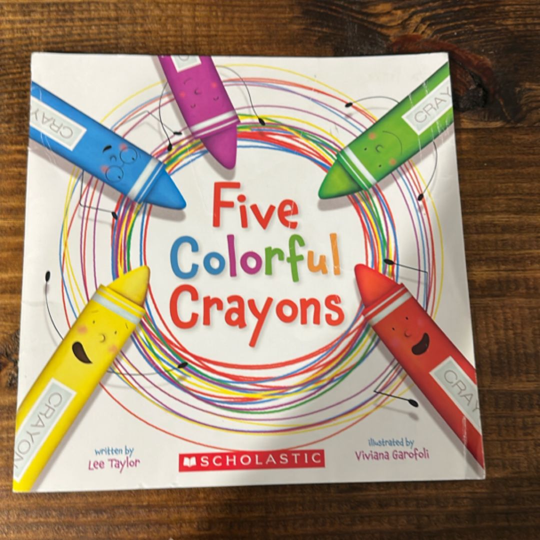 Five Colorful Crayons