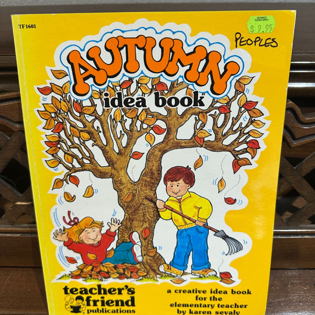 Autumn Fall Idea Book Vintage 1988 Teacher’s Friend Publications